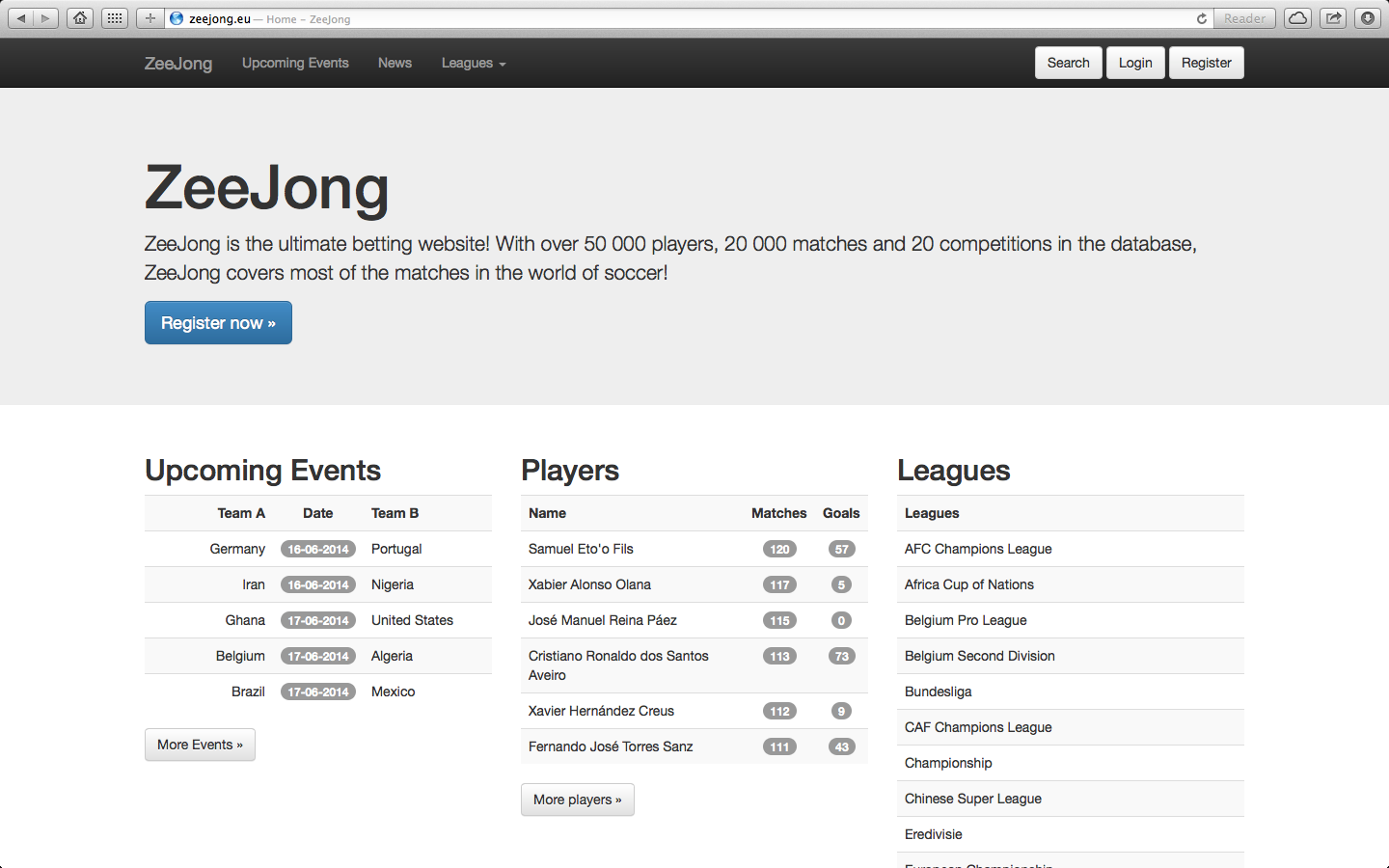 ZeeJong Soccer Betting System