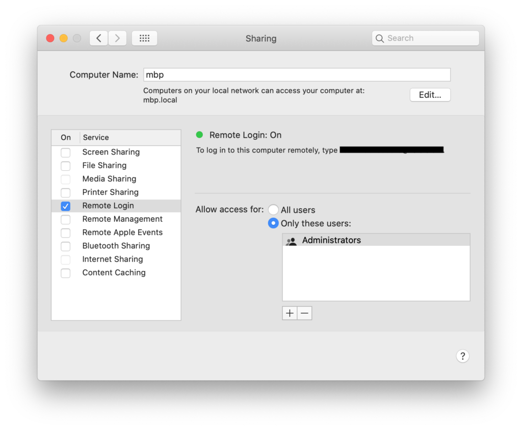 docker for mac file sharing