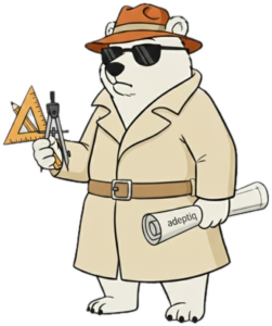 Adeptiq mascotte building tech stack